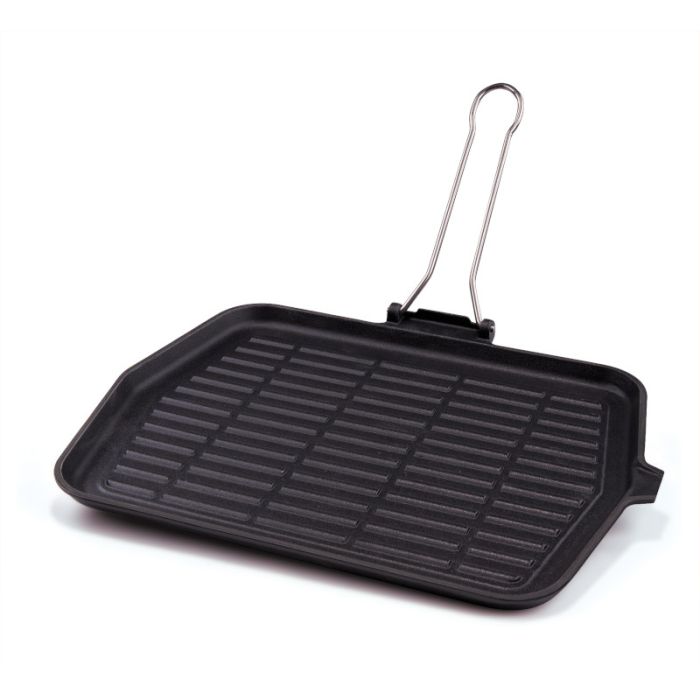 Bistecchiera rettangolare in ghisa cm 28x36 articoli ghisa