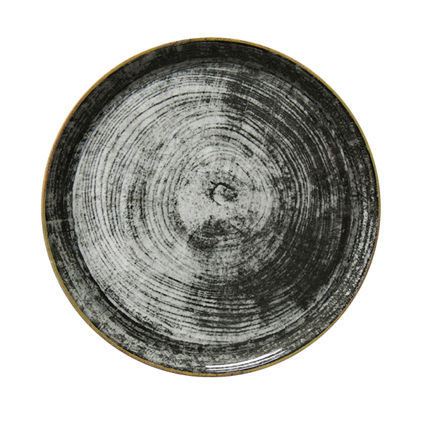 Piatto pizza black round napoli ø 33x1,8h