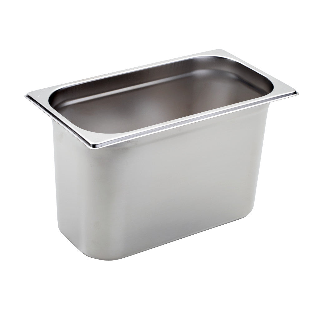 Bacinella gn 1/3 inox cm 32,5x18x20h articoli acciaio inox