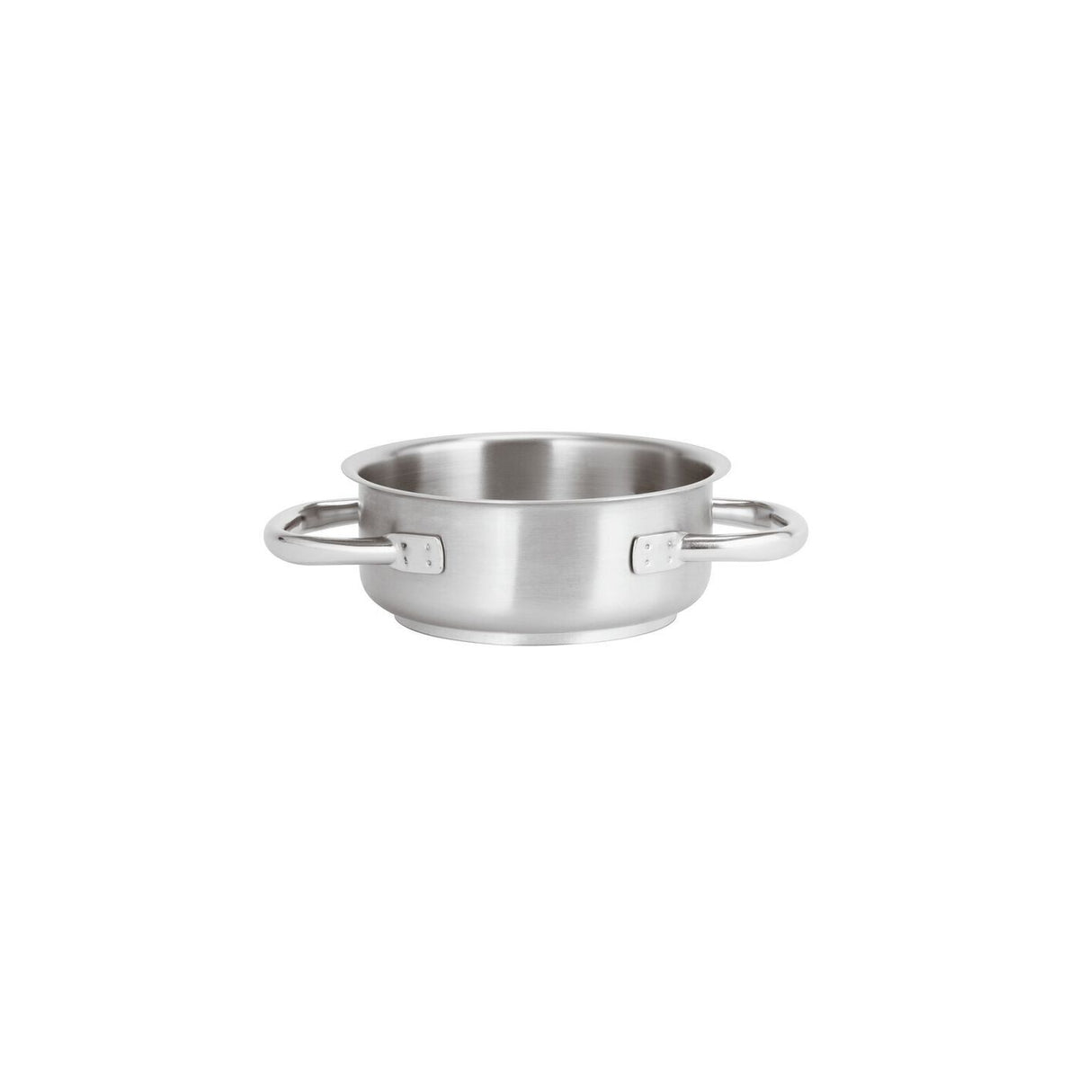 Casseruola bassa inox 2 manici Ø 20 cm Paderno Serie 1000