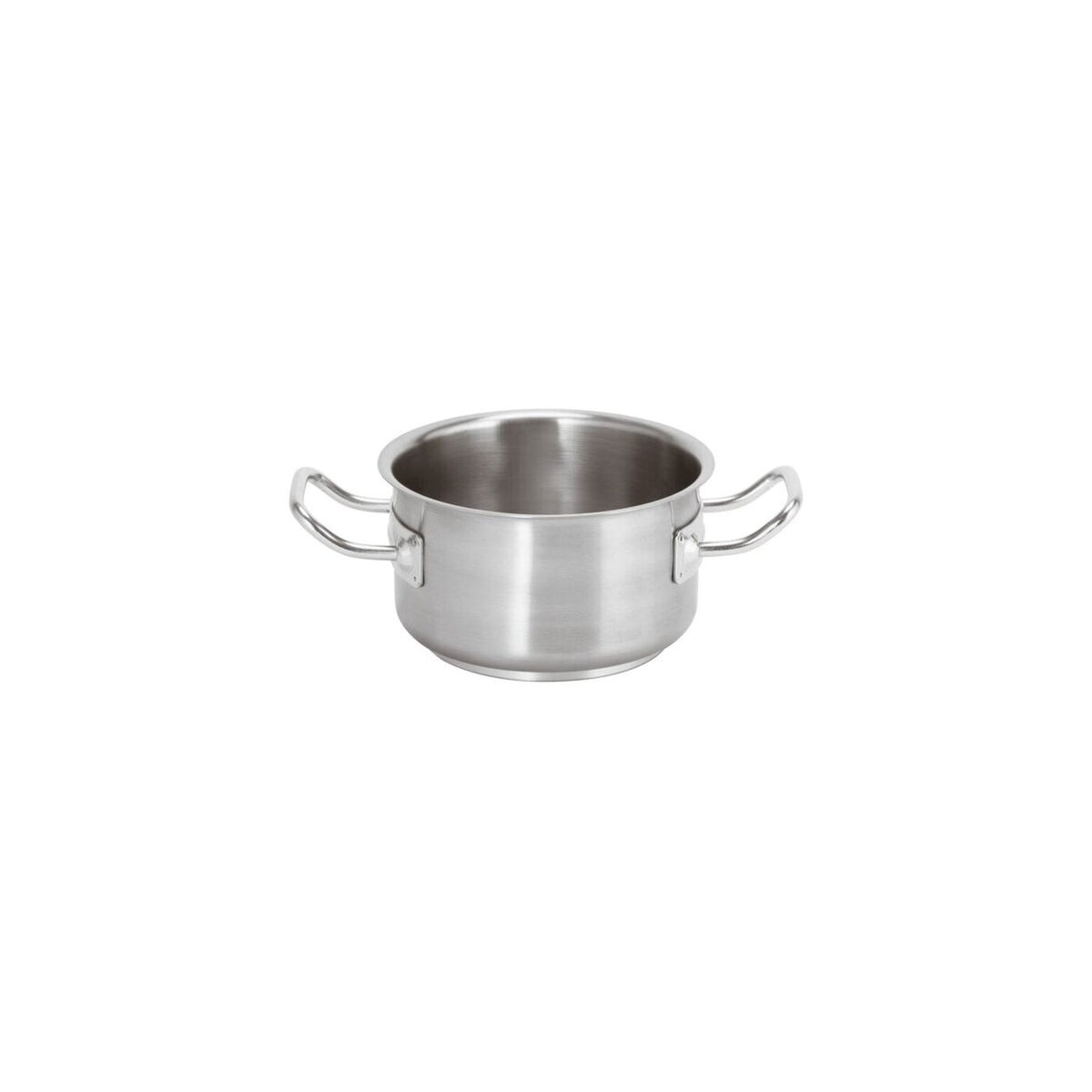 Casseruola alta inox 2 manici Ø 22 cm Paderno Serie 2000