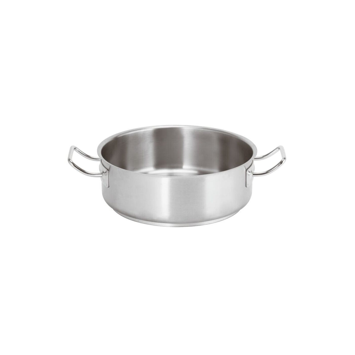 Casseruola bassa inox 2 manici Ø 32 cm Paderno Serie 2000