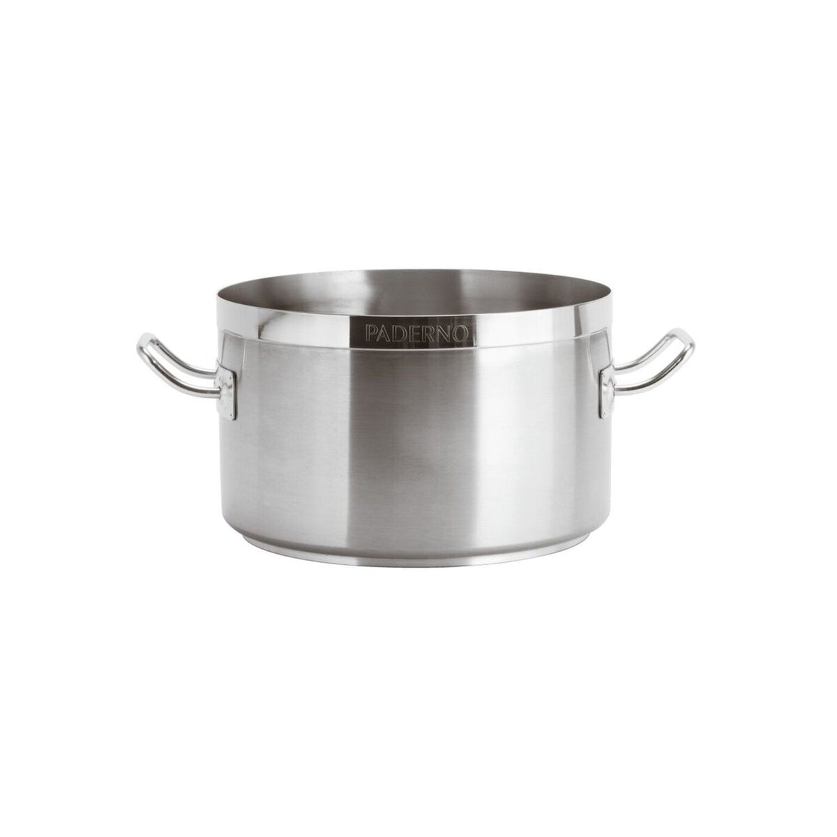 Casseruola alta inox 2 manici Ø 36 cm Paderno Serie 2100