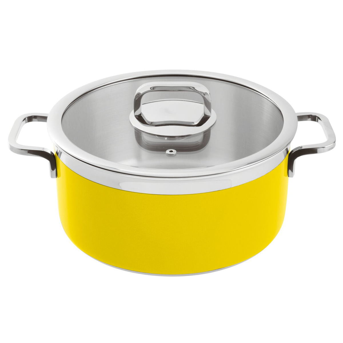 Casseruola con coperchio inox 3-Ply Ø 24 cm giallo Paderno