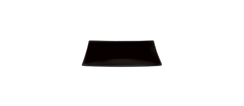 Vassoio rettangolare melamina nero 30x12x2.5