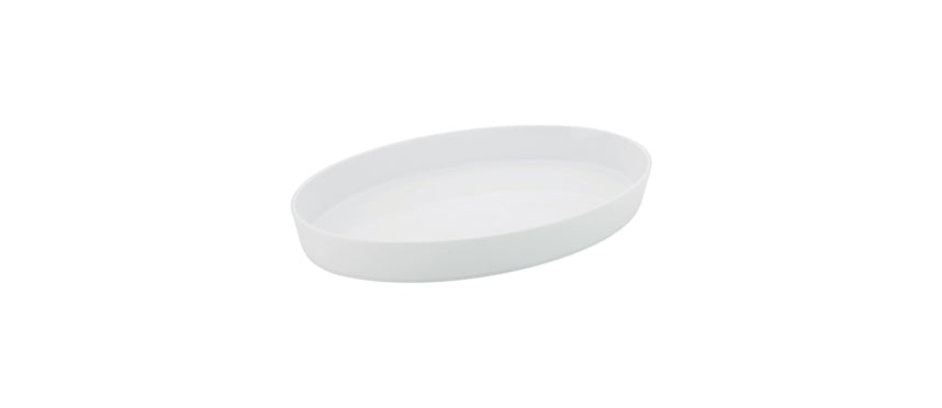 vassoio fondo ovale cm 55x36 h 6,5 - vassoio buffet per presentare e servire preparazioni dolci, salate e prodotti da banco