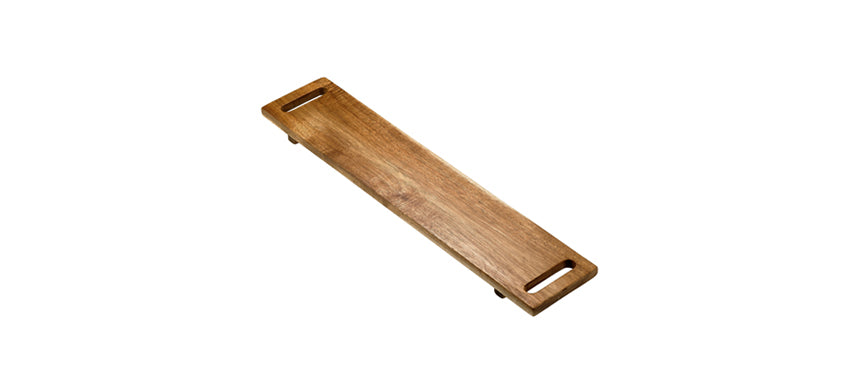 tagliere rettangolare con piedi cm 60x12,5 h 3 - articolo buffet per organizzare e valorizzare il servizio buffet