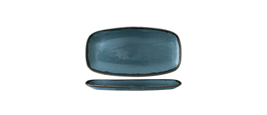 vassoio rettangolare harvest blue cm 35,5x18,9 professionale horeca