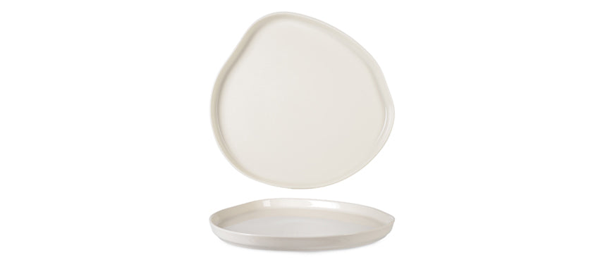 Stackable flat plate cream vogue ø 30
