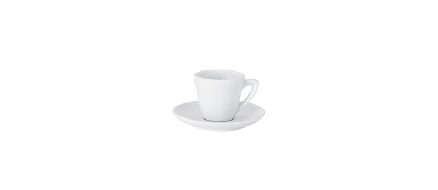 tazza caffè sumatra porcellana bianca cl 7 tazza per caffetteria