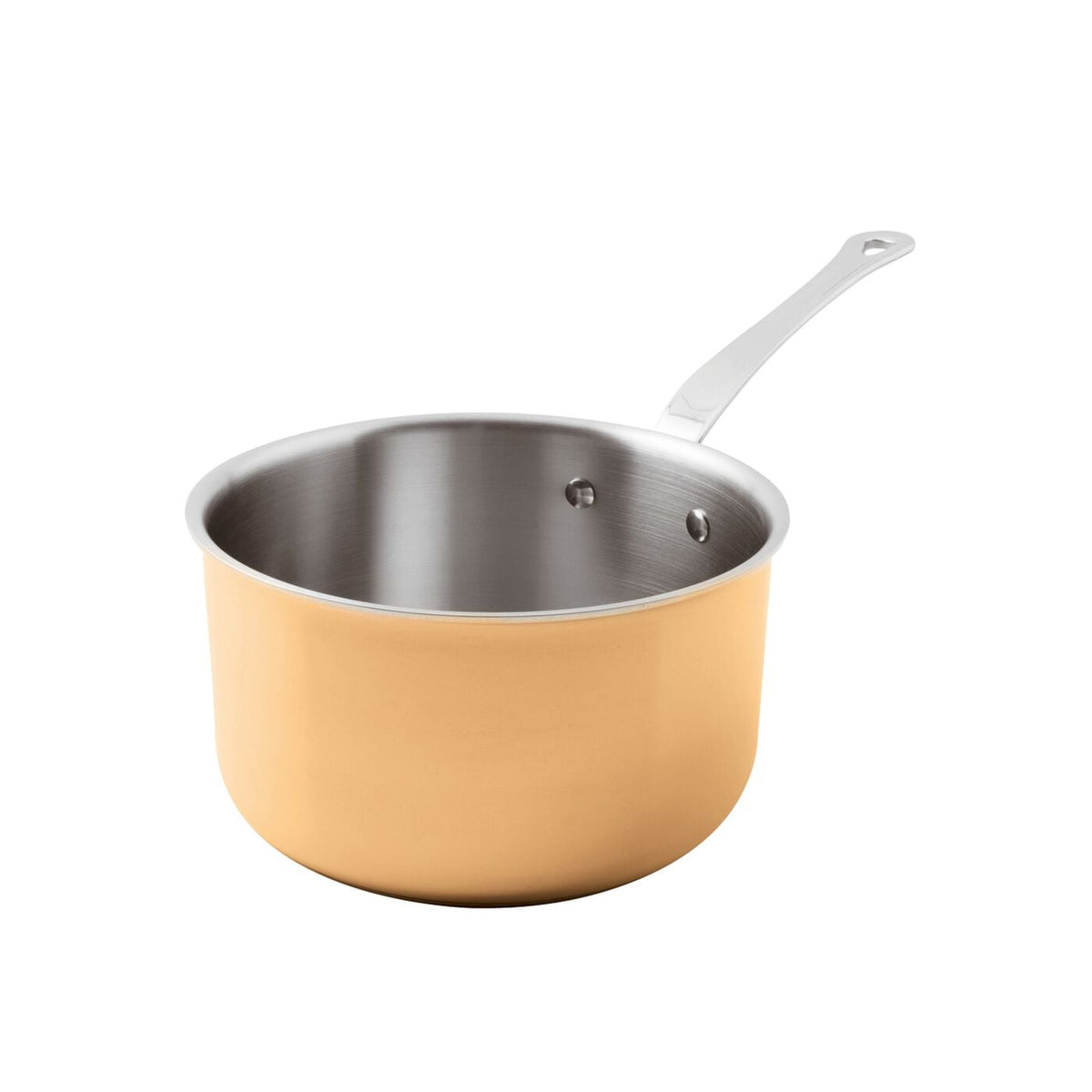 Casseruola alta rame 3-Ply 1 manico Ø 16 cm Paderno