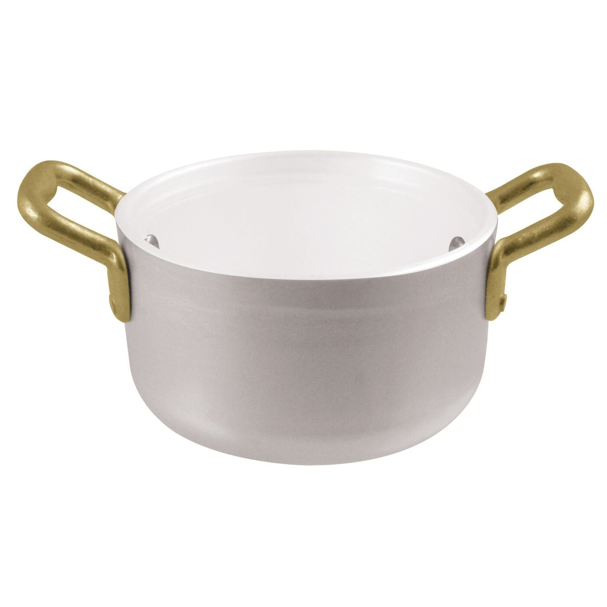 Casseruola alta alluminio antiaderente 2 manici Ø 10 cm Paderno