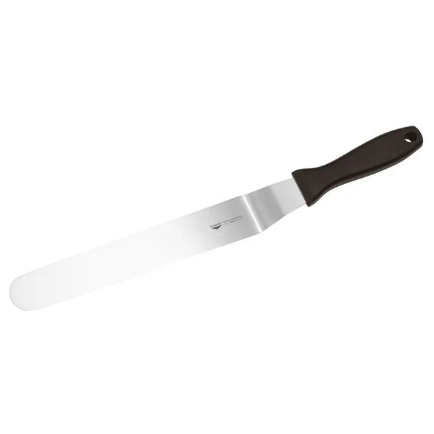 Paletta cuoco c/scalino cm 22x3,4 inox manico pp