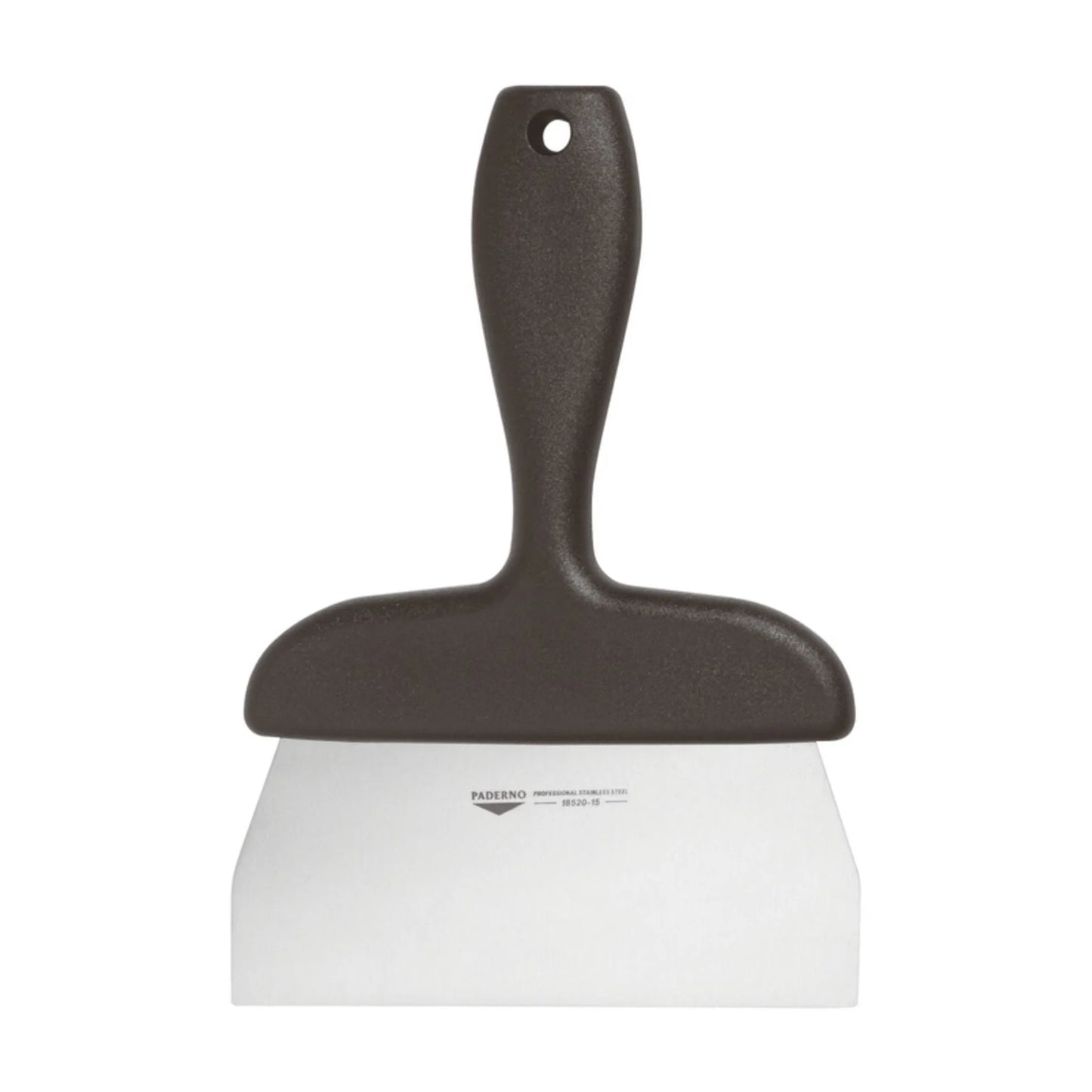 Spatola triangolare inox cm15x6 manico pp
