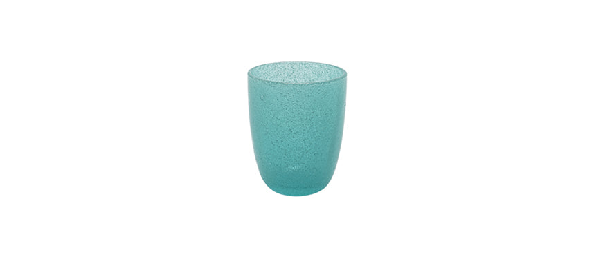 bicchiere acqua turchese Mille Bolle cl 31 Essentia - bicchiere tavola per tavola elegante e ristorazione, SKU 200400