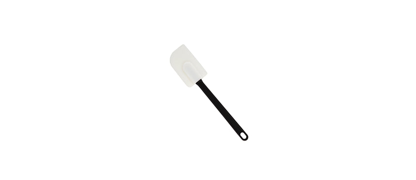 Spatola gomma manico polipropilene cm 25 - accessorio per pasticceria