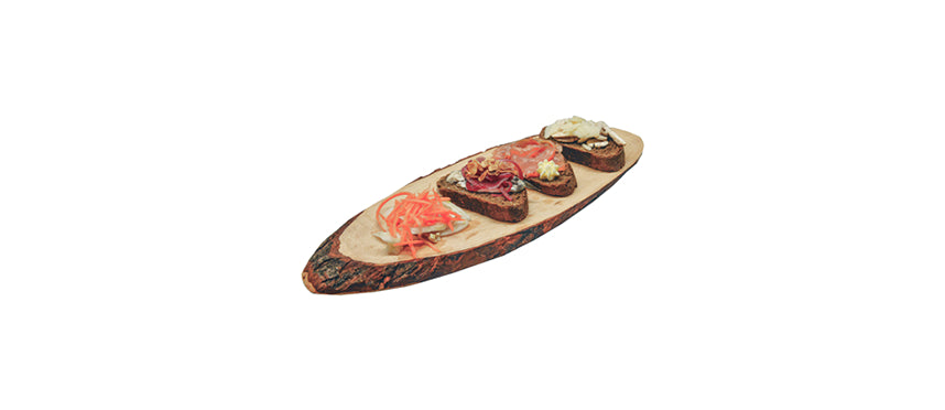 tagliere ontano cm 60x21 h 2 - articolo buffet per organizzare e valorizzare il servizio buffet