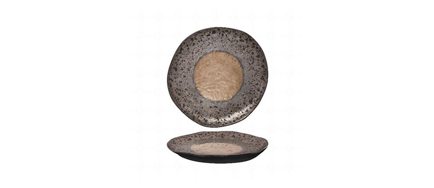 piatto frutta organic agorà stoneware reactive color Ø cm 21 - piatto frutta