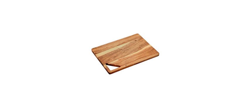 tagliere acacia con foro cm 28x19 h 1,7 - articolo buffet per organizzare e valorizzare il servizio buffet
