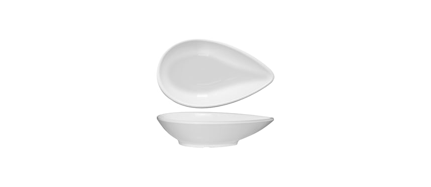 Coppa goccia bianca cm 16x9,6x3,9 bicchieri