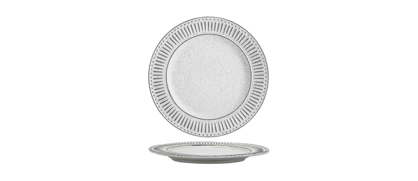 piatto piano acropoli stoneware reactive color Ø cm 32 - piatto piano