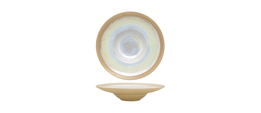 piatto fondo gourmet baleari stoneware reactive color Ø cm 28 interno Ø cm 13,8 - piatto fondo gourmet