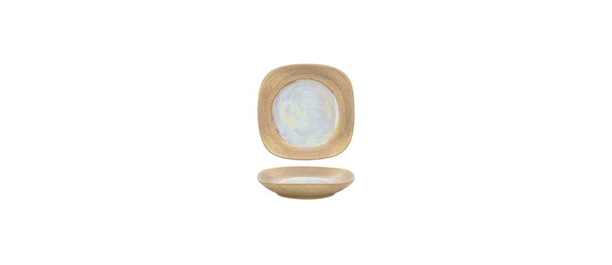 piattino quadrato baleari stoneware reactive color cm 10x10 - articolo per la tavola