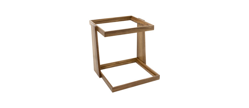 alzata 2 posti per cassette GN 2/3 cm 44,5x40 h 38,4