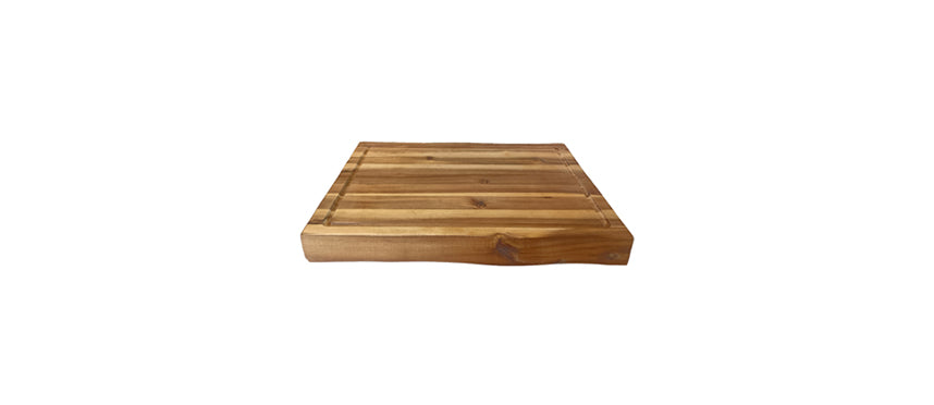 tagliere in legno di acacia con raccogli liquidi e piedini cm 48x36,5 h 7 - articolo buffet per organizzare e valorizzare il servizio buffet