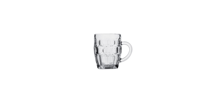bicchiere birra con manico brit 56 cl vetro professionale per ristoranti e bar