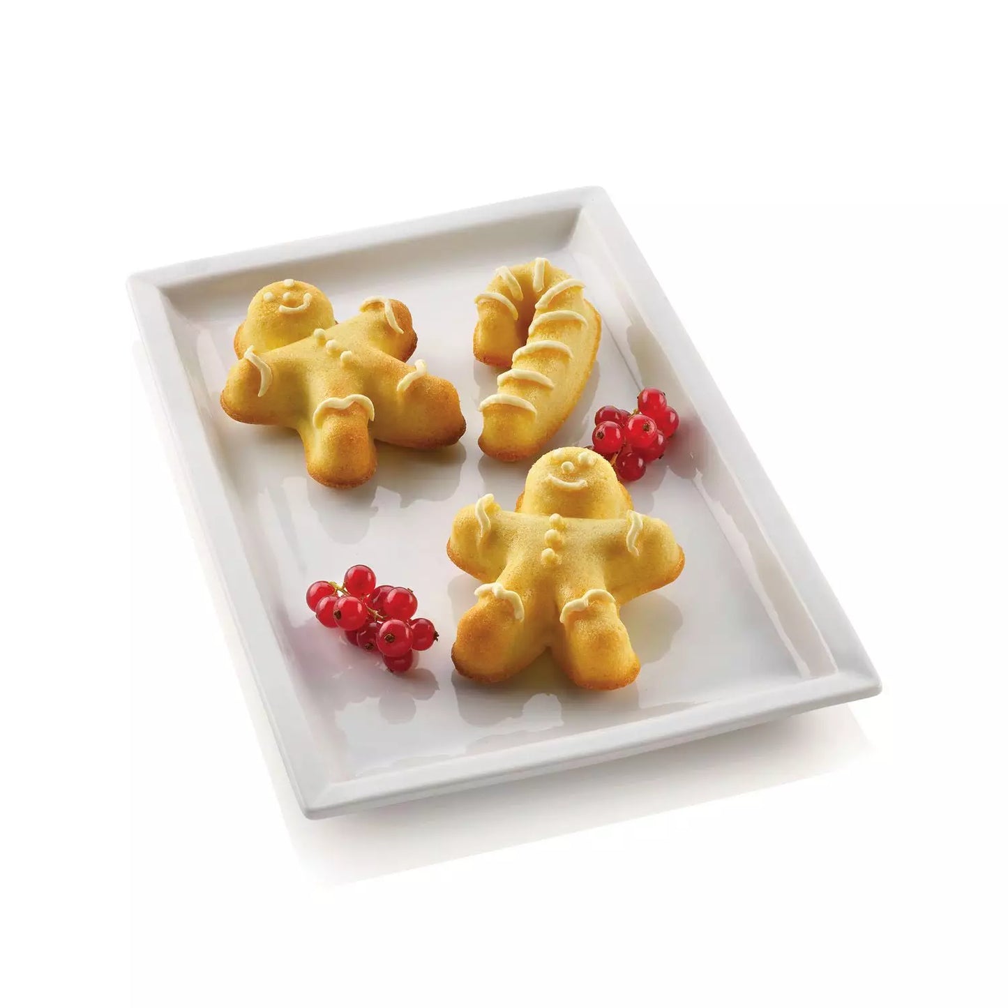 Stampo in silicone gingerbread man 95x78 h21 mm