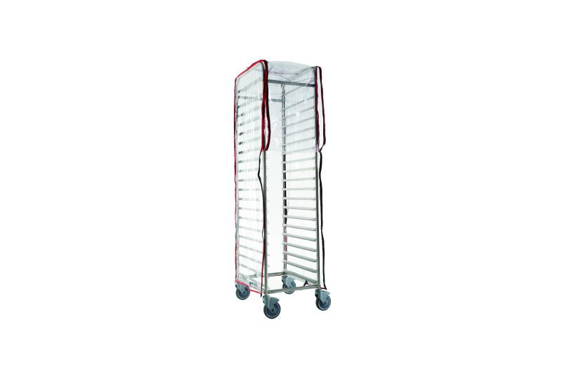 Copertura in polietilene per carrello porta teglie