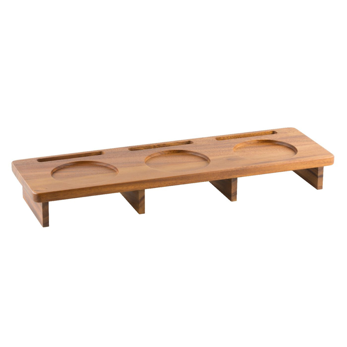 Supporto legno per 3 casseruoline Ø 10 cm Paderno