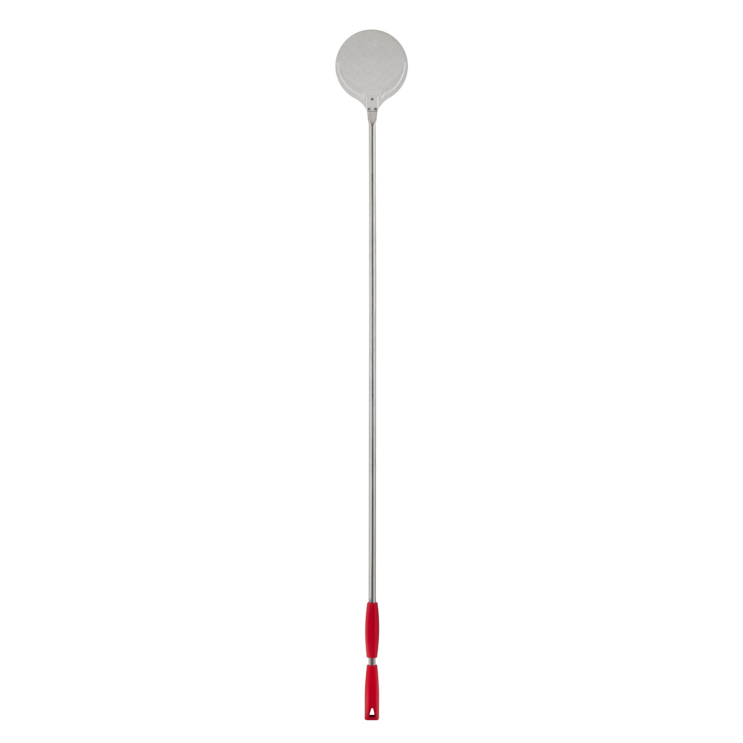 Round stainless steel pizza peel ø 21 with sliding handle