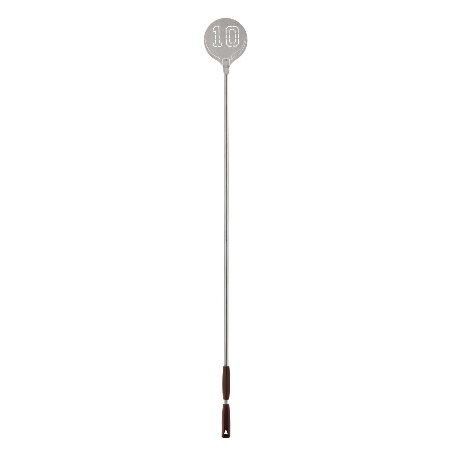 10 brown perforated pizza peels, ø 21