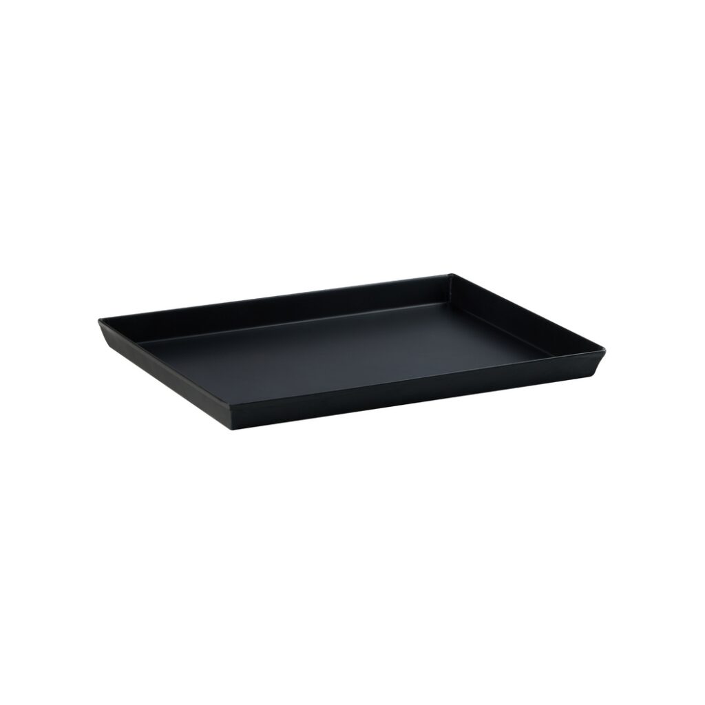 Teglia rettangolare lamiera blu 40x30x3 cm