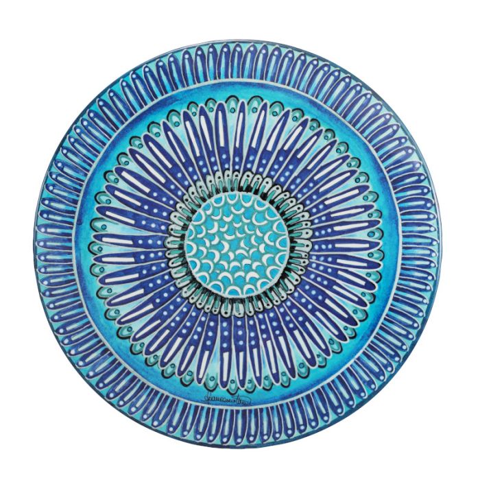Polychromos segnaposto melamina decoro piuma ø 34 articoli melamina