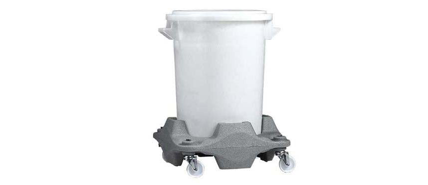 Coperchio per bidone bianco lt100 59/100 n