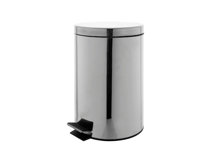 Pattumiera in acciaio inox a pedale 3 lt
