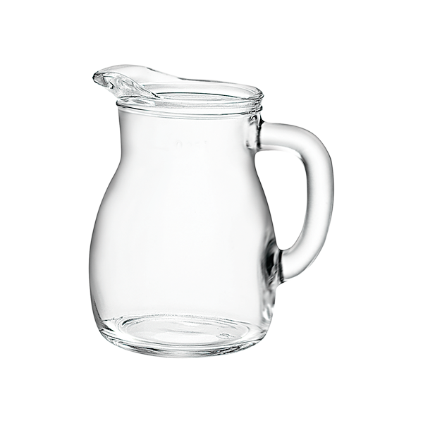 Brocca bistrot 25 cl in vetro professionale