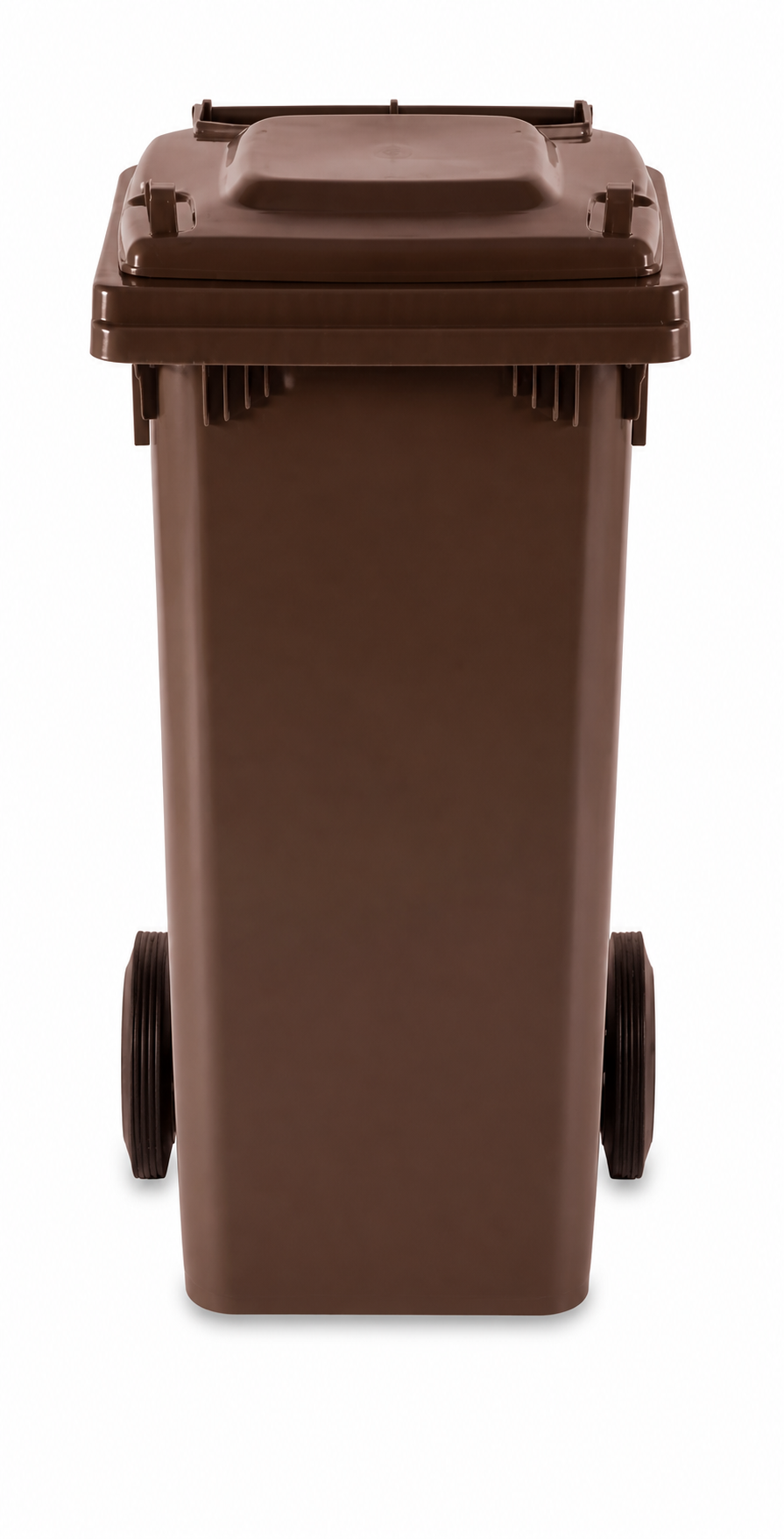 Complete brown litter bin cm 48x49x89 120 lt