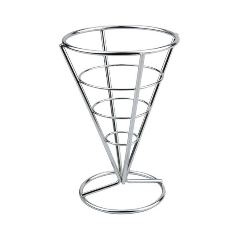 Mini cestino conico fritture monoporzioni ø 10x15h articoli
