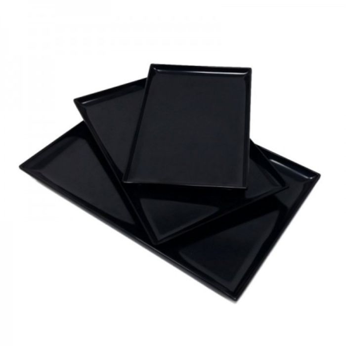 Efay vassoio nero lullaby cm 30x22 vassoi