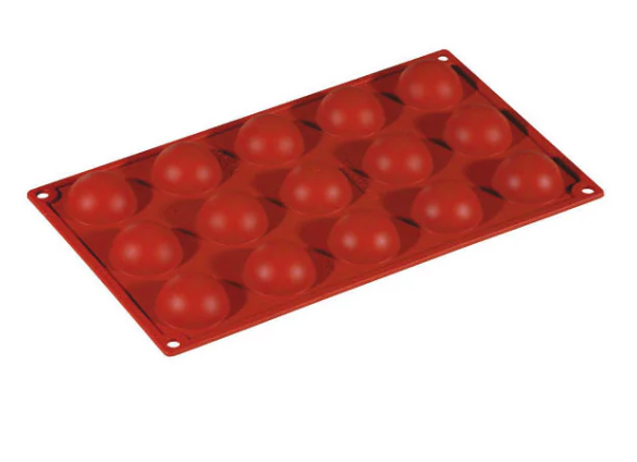 Semisfera in silicone ø 40x20 mm (175x300 mm) articoli silicone