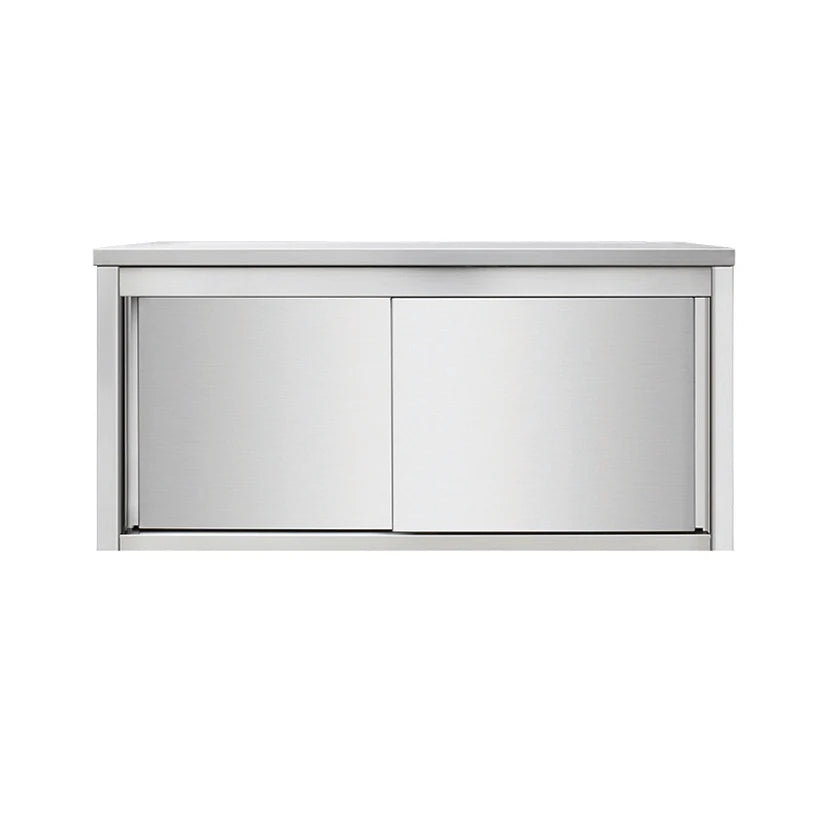 Pensile inox con porte scorrevoli cm 120x40x65