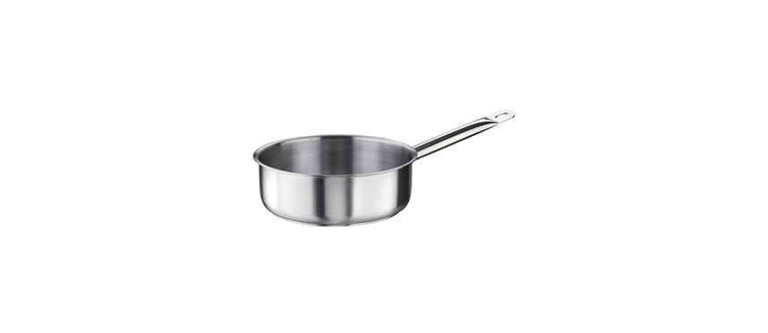 casseruola mezza fonda 1 manico Tender inox Ø cm 16 h 6,5 lt 1,25