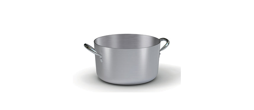 alluminio casseruola media 2 manici 24 Ø cm 24 h 13,5 lt 5,5