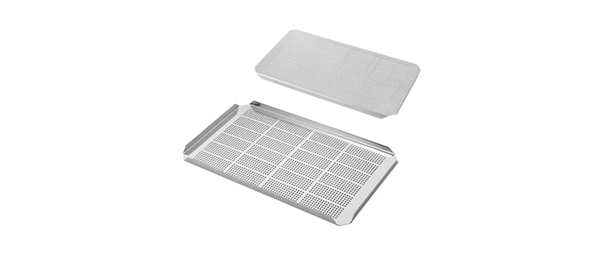 Falso fondo forato inox GN 1/1