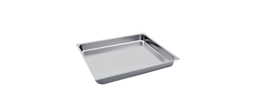 teglia GN 2/1 cm 65x53 bordo piatto h 6,5 lt 19