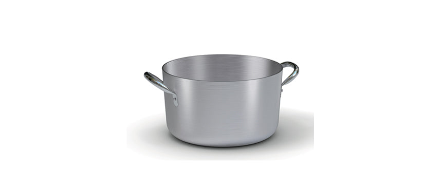 alluminio casseruola media 2 manici 28 Ø cm 28 h 16,5 lt 9,2
